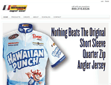 Tablet Screenshot of customfishingjerseys.com